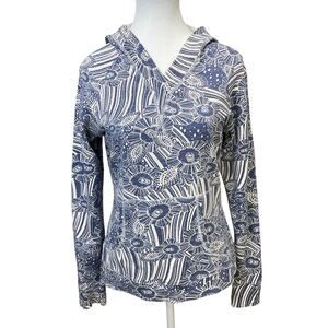 Patagonia Watergirl Hooded Pullover Print Top Sweatshirt Womens S